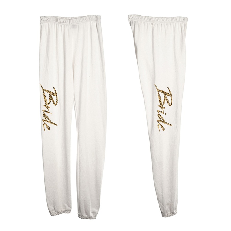 BRIDE W/ CHEETAH TEXT [WOMEN'S SWEATPANTS]