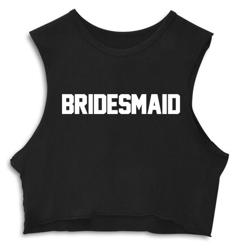 BRIDESMAID [CROP MUSCLE TANK]