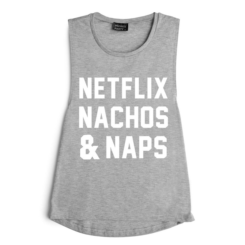 NETFLIX NACHOS & NAPS [MUSCLE TANK]