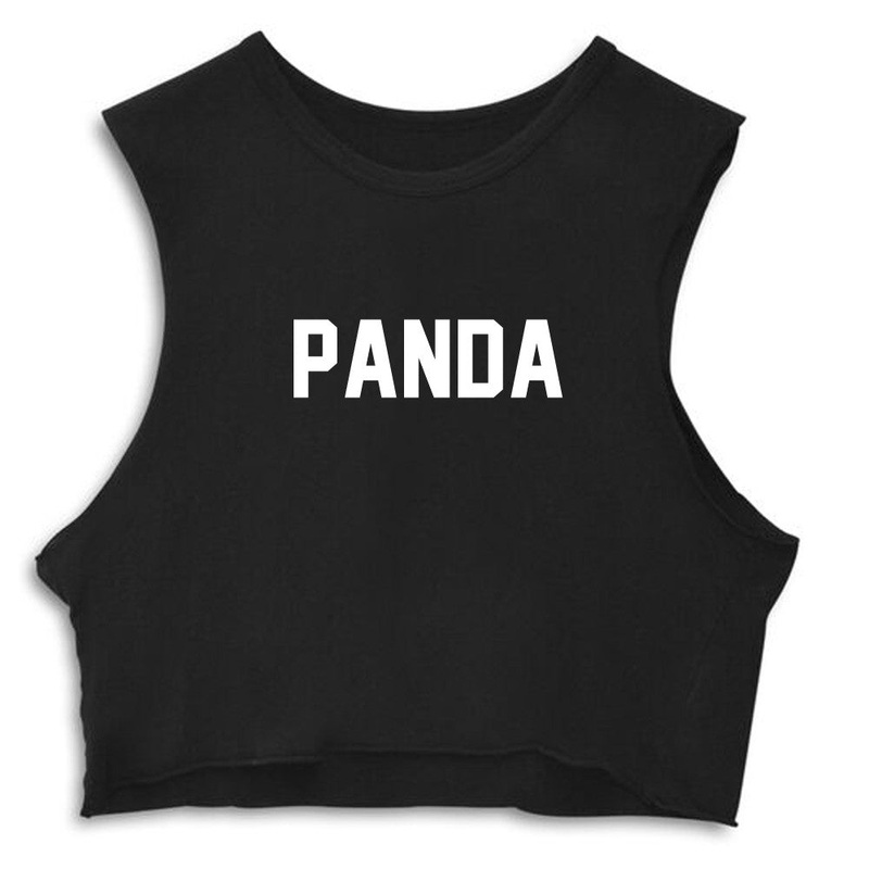 PANDA [CROP MUSCLE TANK]