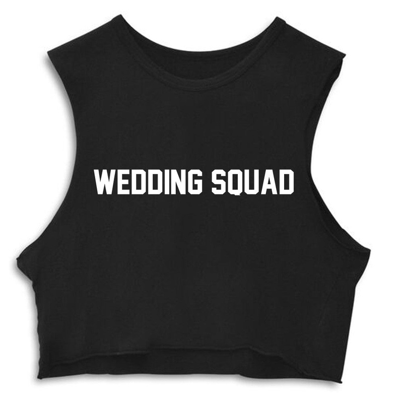 WEDDING SQUAD  [CROP MUSCLE TANK]