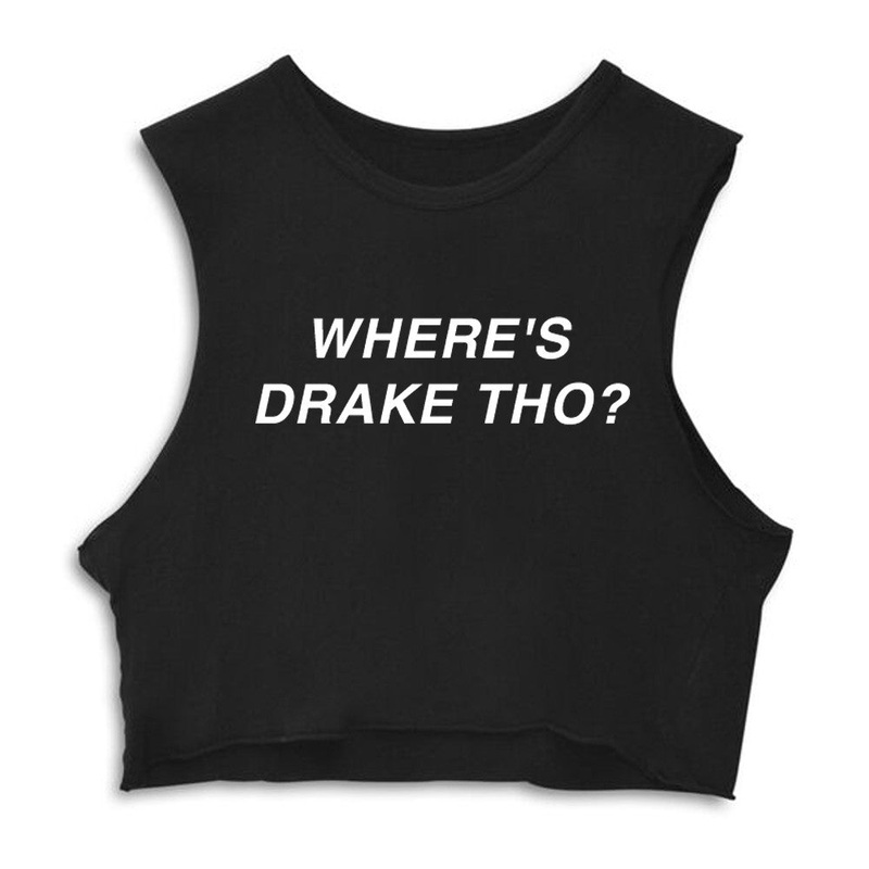 WHERE'S DRAKE THO?  [CROP MUSCLE TANK]