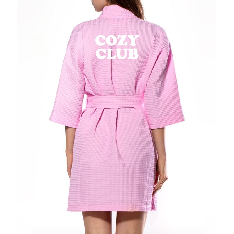 COZY CLUB [ KIMONO WAFFLE ROBE]