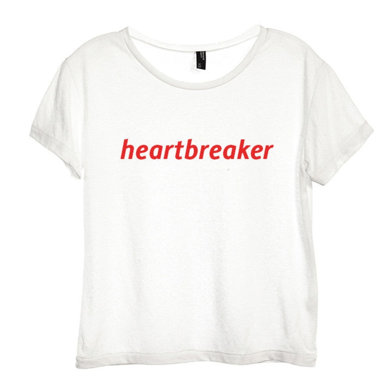 HEARTBREAKER [DISTRESSED WOMEN'S 'BABY TEE']