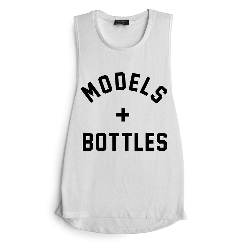 MODELS + BOTTLES [MUSCLE TANK]
