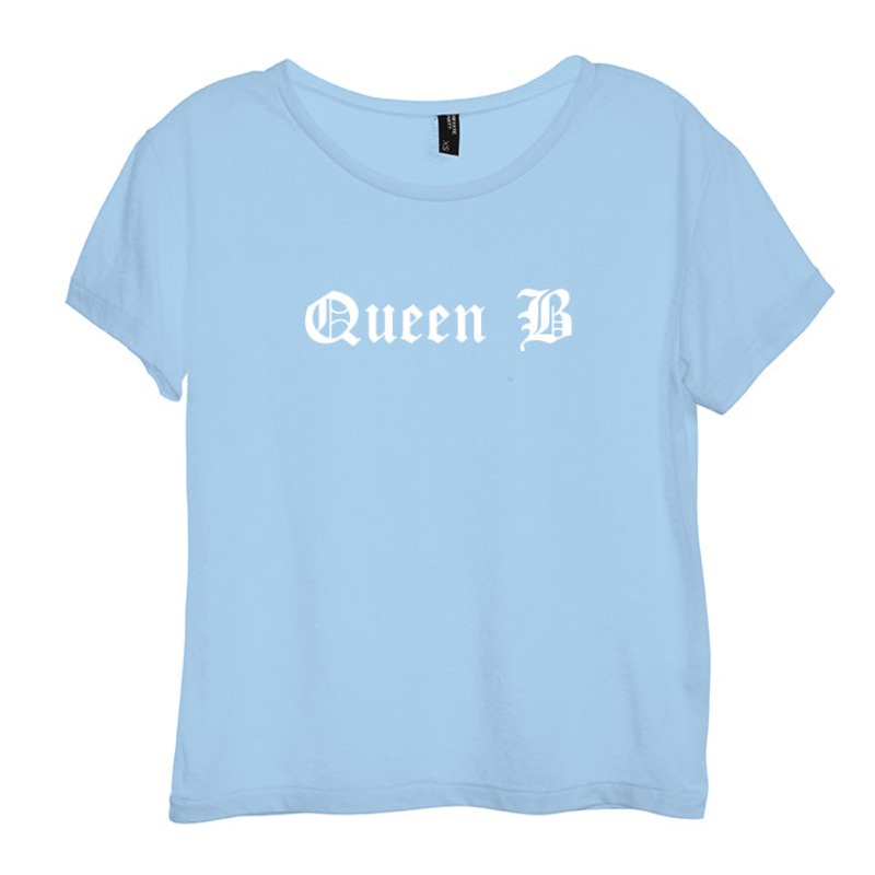 QUEEN B [DISTRESSED WOMEN'S 'BABY TEE']