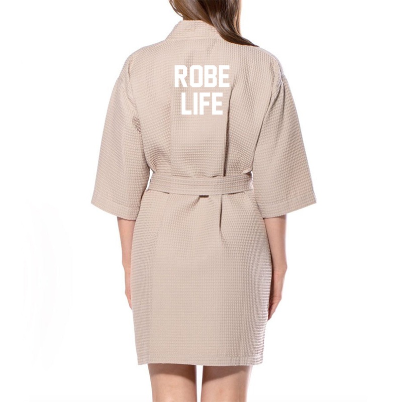 ROBE LIFE [ KIMONO WAFFLE ROBE]