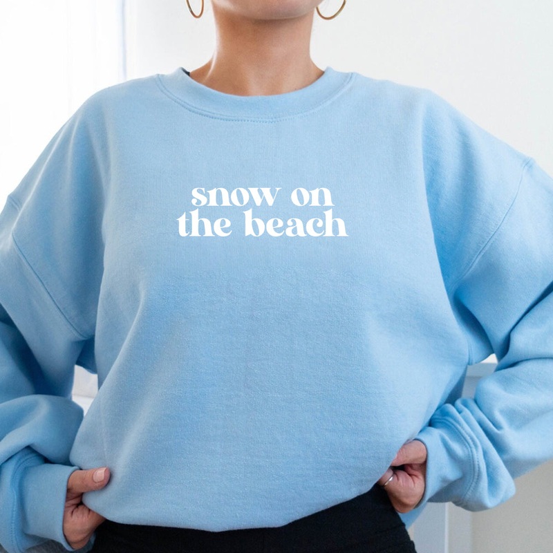 SNOW ON THE BEACH [UNISEX CREWNECK SWEATSHIRT]