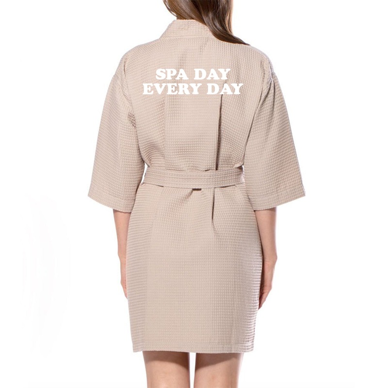 SPA DAY EVERY DAY [ KIMONO WAFFLE ROBE]