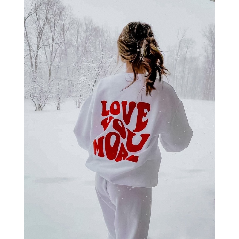 LOVE YOU MORE [UNISEX CREWNECK SWEATSHIRT]