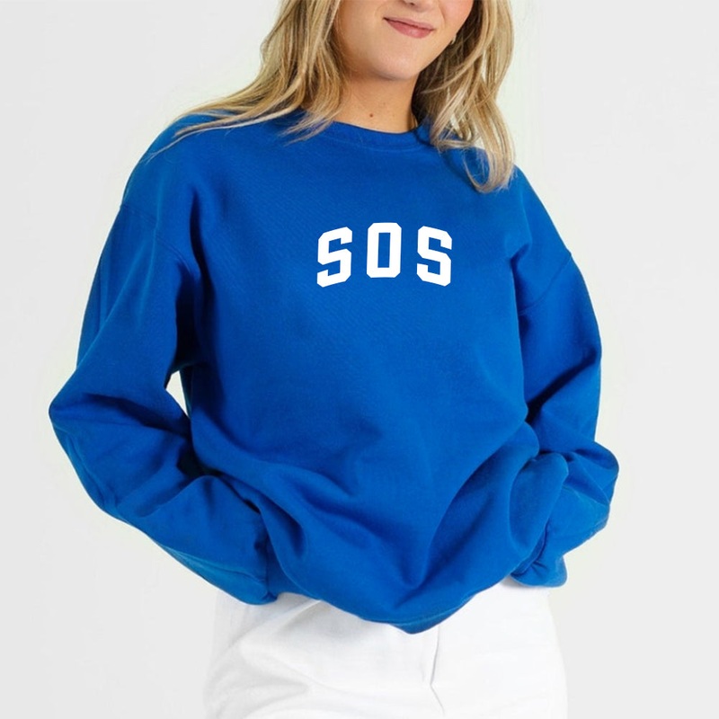 SOS [UNISEX CREWNECK SWEATSHIRT]