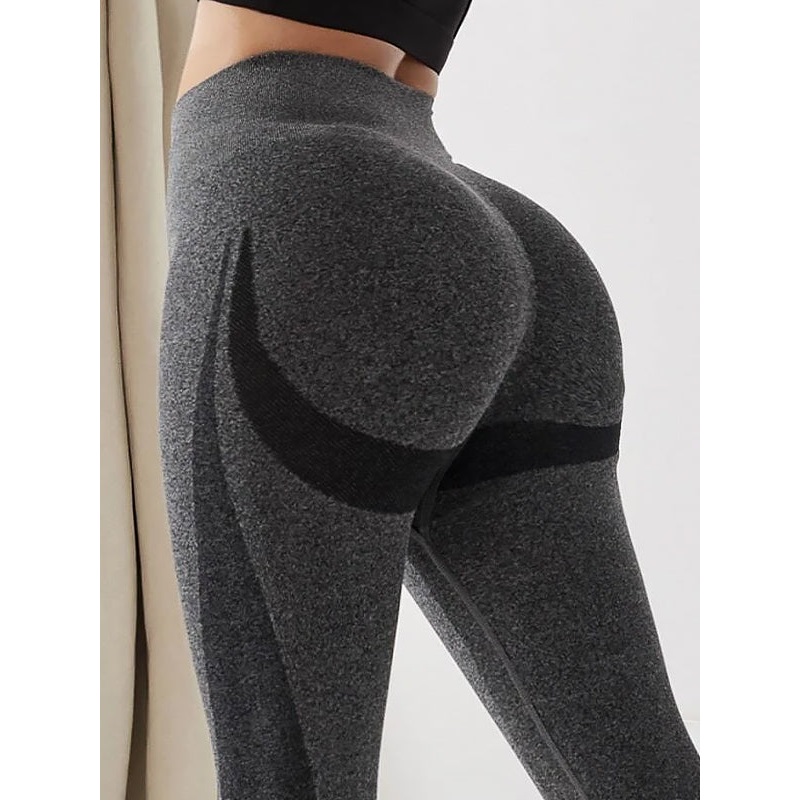 ZASUWA Female Seamless Hip-lift Scrunch Bum Elastic tight Leggings
