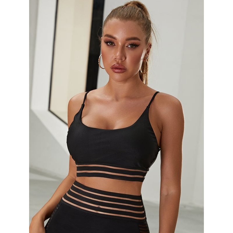 ZASUWA Female Sexy Quick-dry Mesh Sports Bras