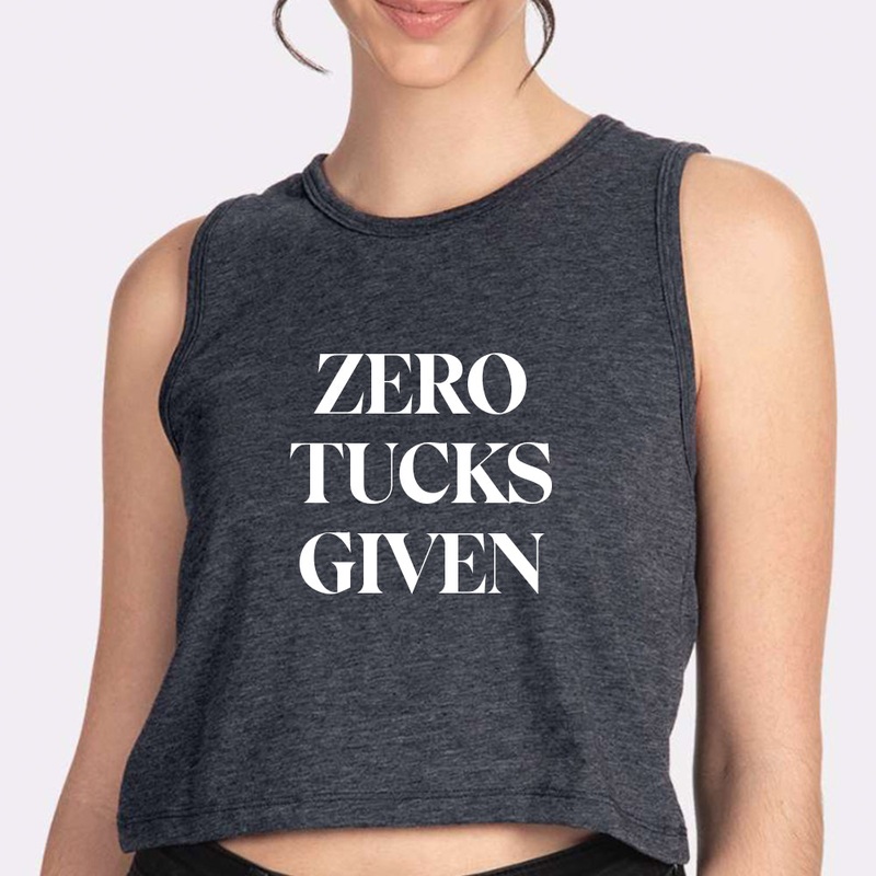 ZERO TUCKS GIVEN [CROP TANK]
