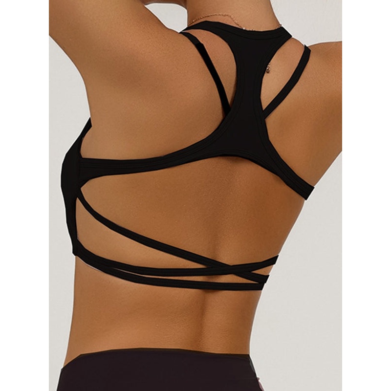 ZASUWA Female Cross Back Quick Dry Sports Bras