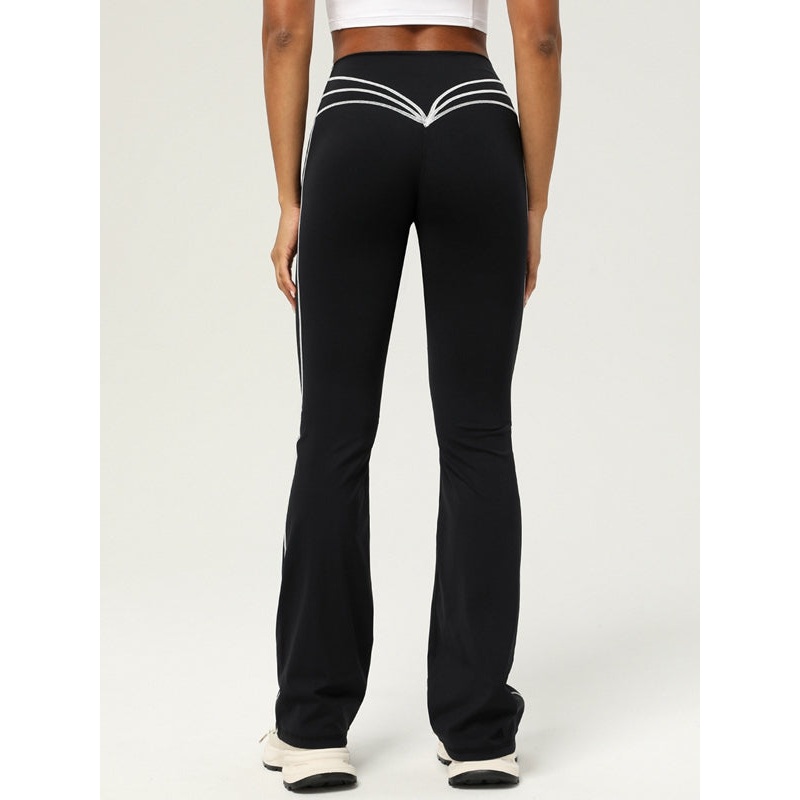 ZASUWA Female Flare Hip Stripes Leggings