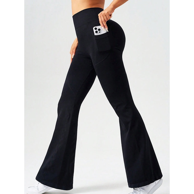 ZASUWA Female Flare Pocket High-waisted Leggings