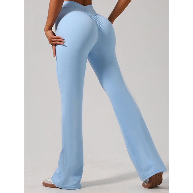 ZASUWA Female Flare Scrunch Bum Hip-lift Leggings