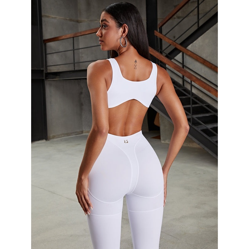 ZASUWA Female Fly Eye Cutout Hip-lift Jumpsuit
