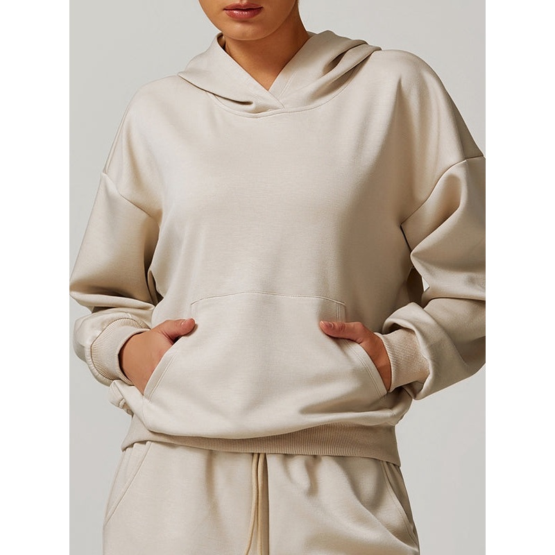 ZASUWA Female Pocket Casual Hoodie