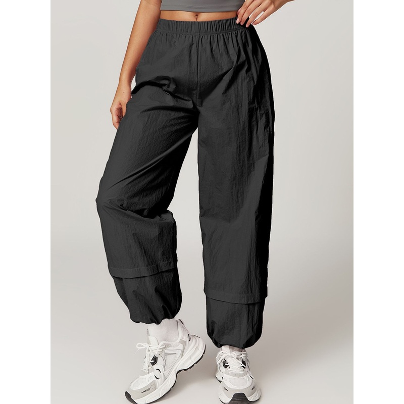 ZASUWA Female Pocket Casual Loose Cargo Pants