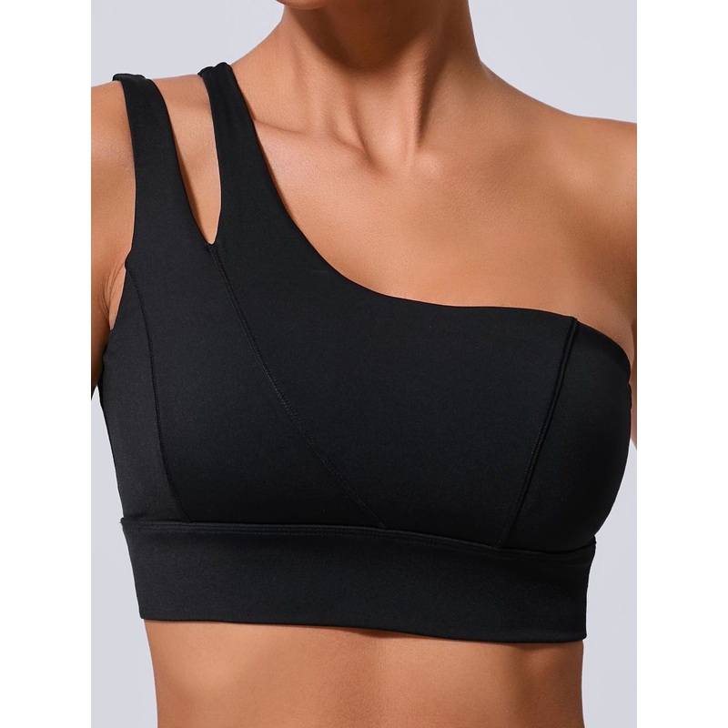 ZASUWA Female Solid Color Tailoring Backless Quick Dry Sports Bras