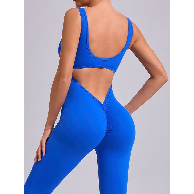 ZASUWA Female Cutout Backless Jumpsuit