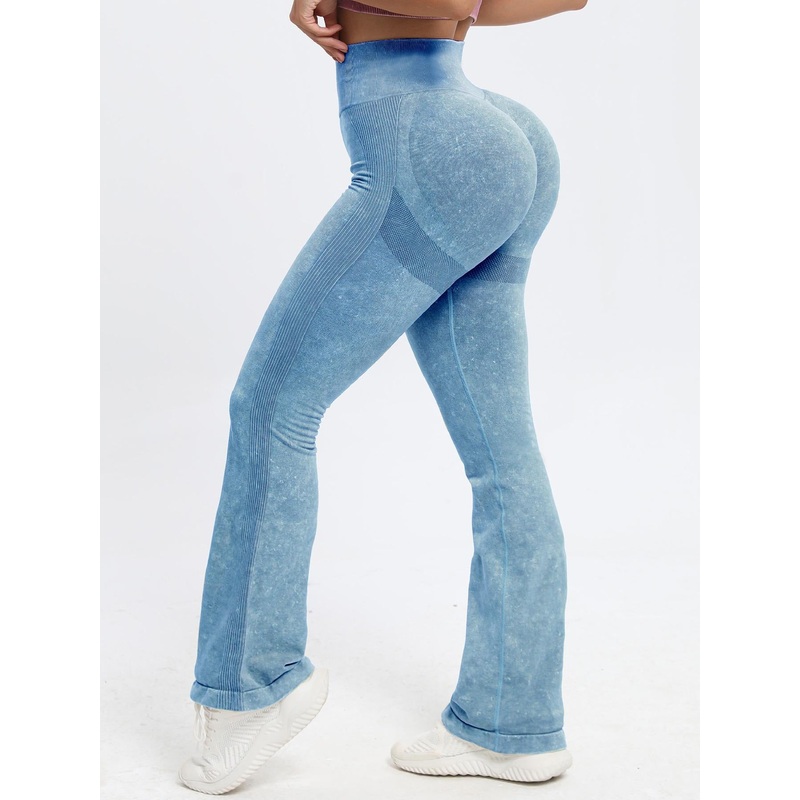 ZASUWA Female Denim Flare High-waisted Leggings