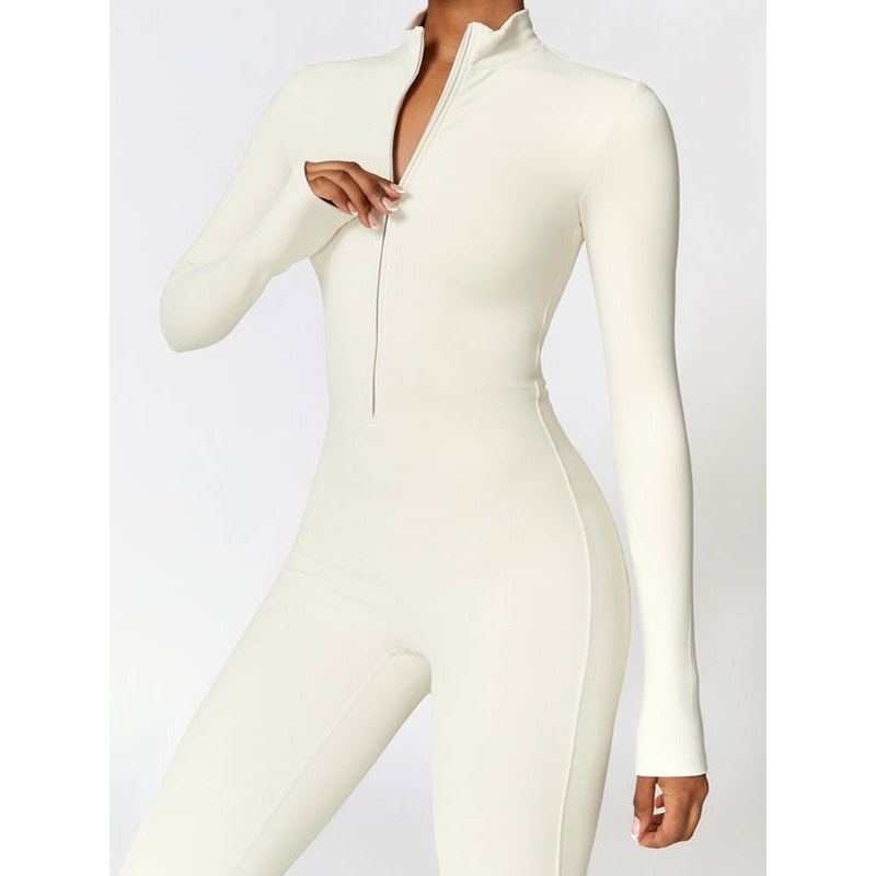 ZASUWA Female Zipper Quick-dry Jumpsuit