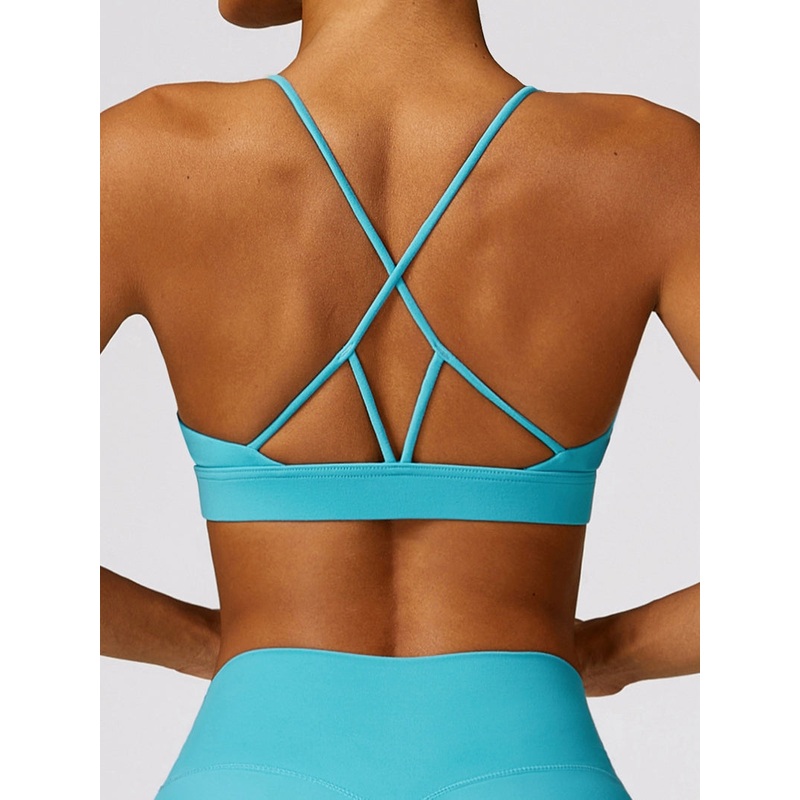 ZASUWA Female Cross Back U Collar Sports Bras
