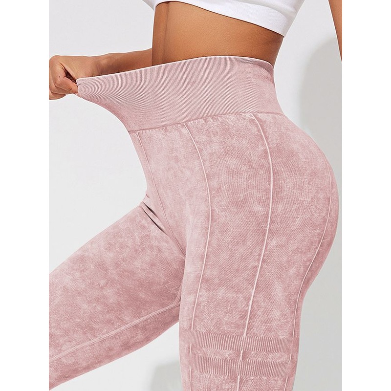 ZASUWA Female Denim Elastic Tight Hip-lift Quick Dry Leggings