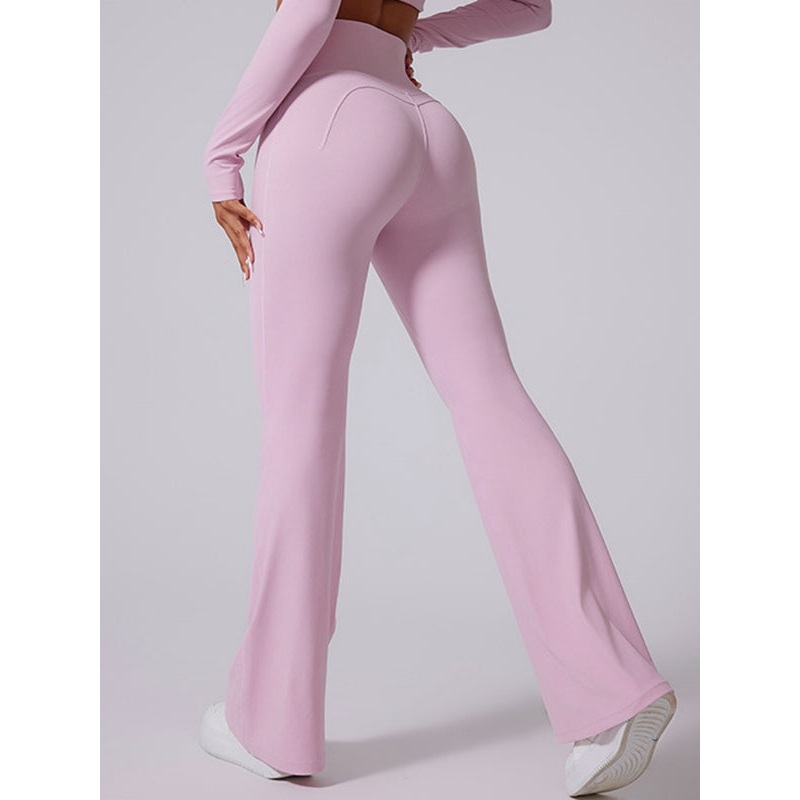 ZASUWA Female Flare High-rise Hip-lift Yoga Leggings