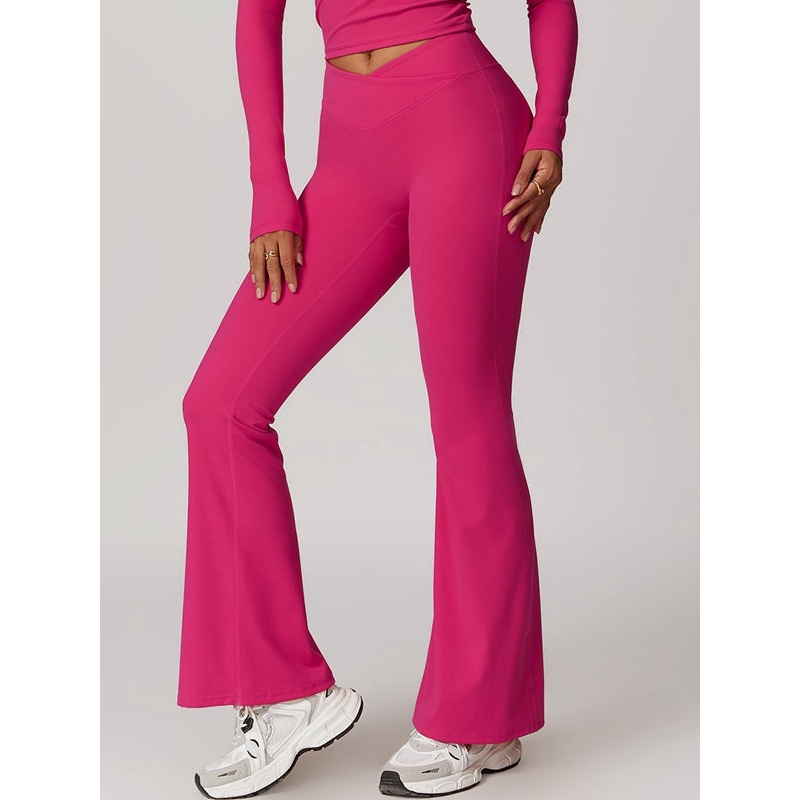 ZASUWA Female Flare V-shape High-waisted Leggings