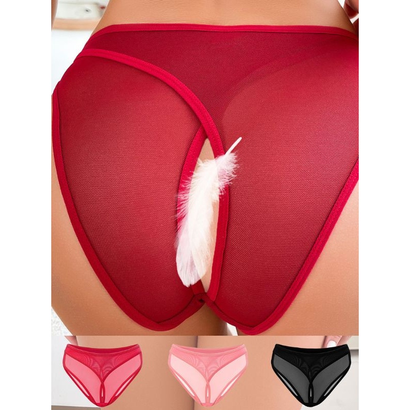 ZASUWA Femal Sexy Hollow Out Mesh Panties
