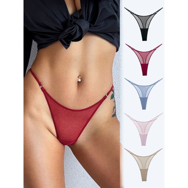 ZASUWA Femal Sexy Mesh T-Back Panties