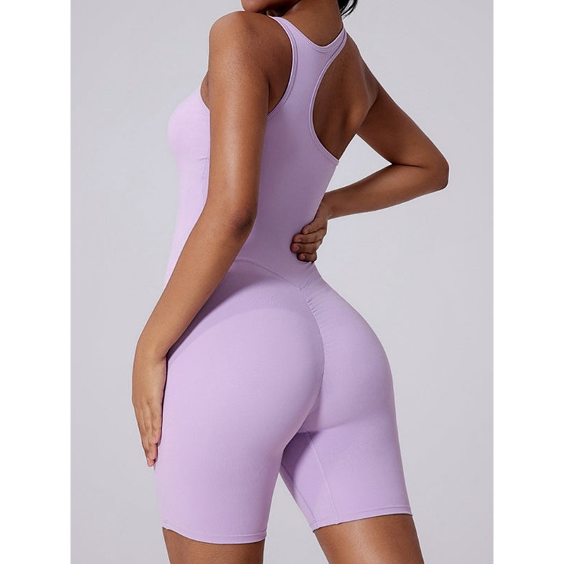ZASUWA Female Asymmetrical Back Scrunch Bum Romper