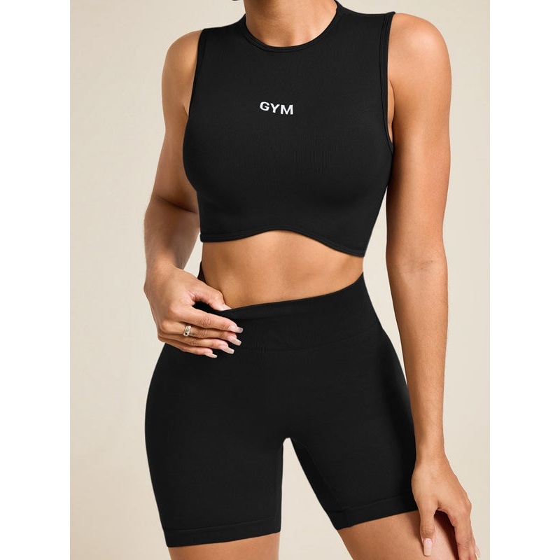 ZASUWA Female Seamless Hip-lift Scrunch Bum Short Tracksuit