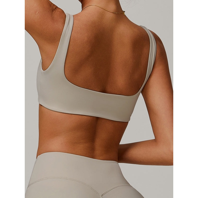 ZASUWA Female Sexy U Collar Backless Sports Bras