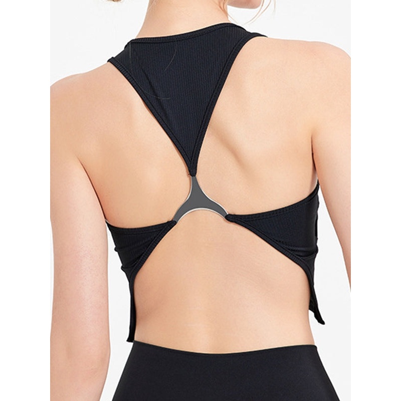 ZASUWA Female U Collar Backless Metal Tank