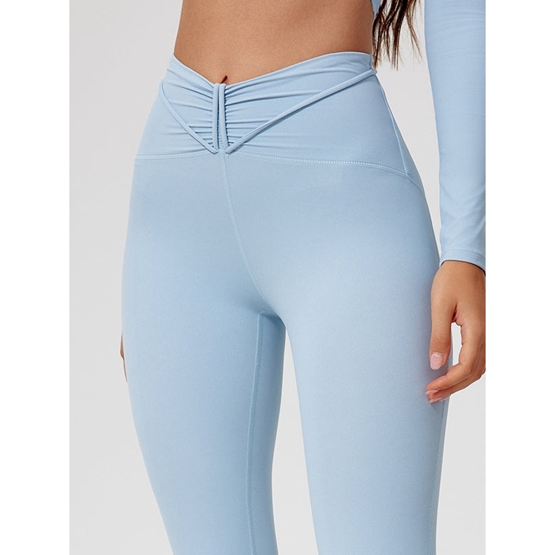 ZASUWA Female Unique V Shape Waist Design Leggings