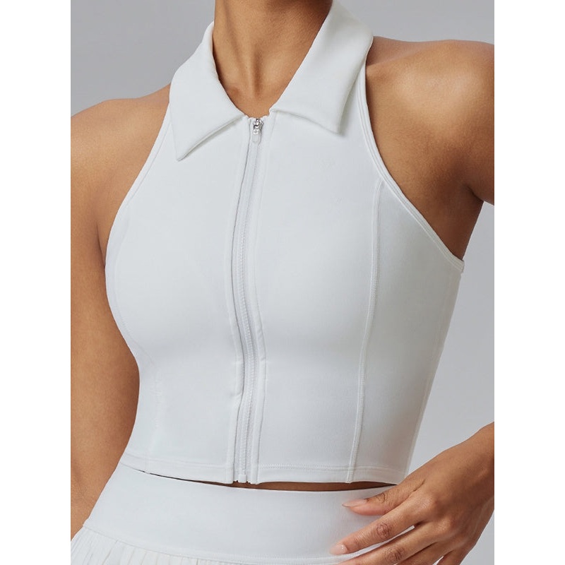 ZASUWA Female Zipper Lapel Tank