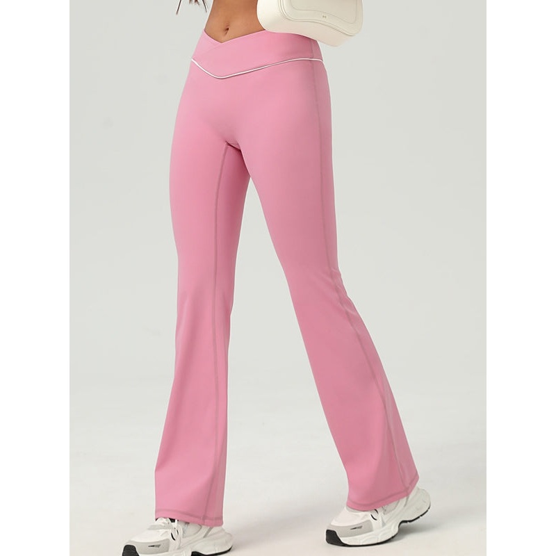 ZASUWA Female Flare V-shape Waist High-waisted Leggings