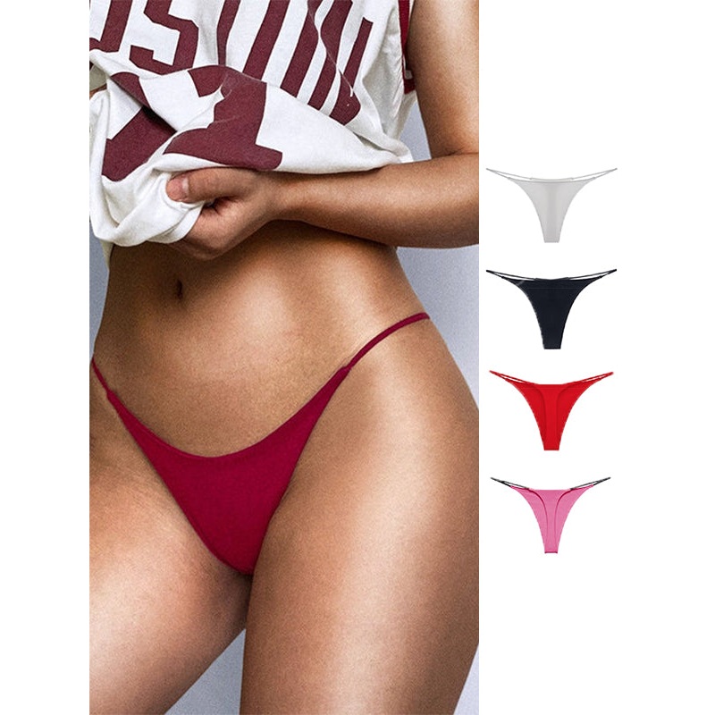 ZASUWA  Female Solid Color T-back Thong