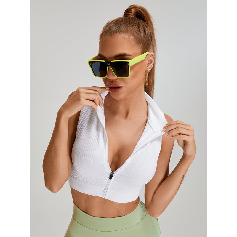 ZASUWA Female Zipper Ribbed Tank