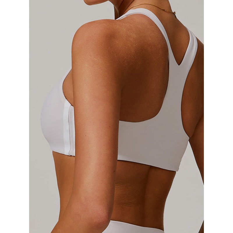 ZASUWA Female Contrast Color Stripes Sports Bras