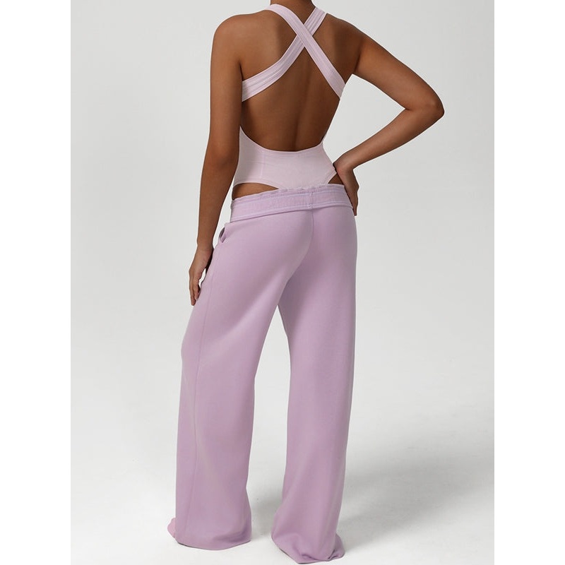 ZASUWA Female Pocket Casual Cross Back Tracksuit