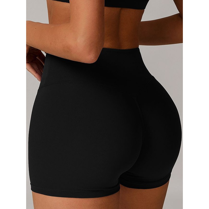 ZASUWA Female Solid Color Push Up Design Booty Shorts