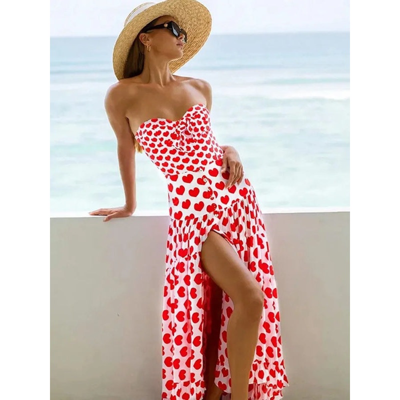 ZASUWA Female Print Mesh 2-Pieces Swimwear