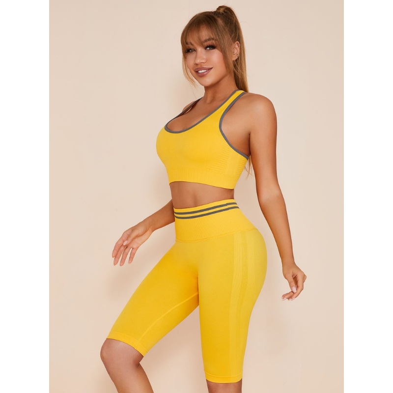 ZASUWA Female Contrasting Design Sports Suit