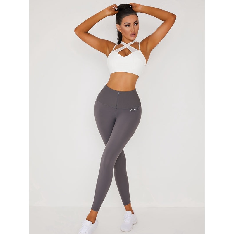 ZASUWA Female Corset High Waist Hip Lift Criss Cross Sportswear